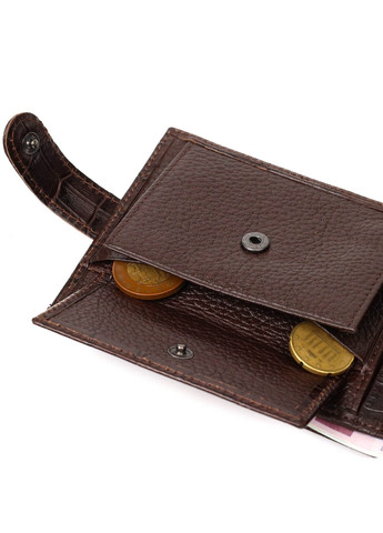 Чоловічий шкіряний гаманець 12,5х9,2х2 см Bond (275069275)
