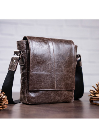 Мужская кожаная сумка 18х18х6 см Shvigel (275070908)