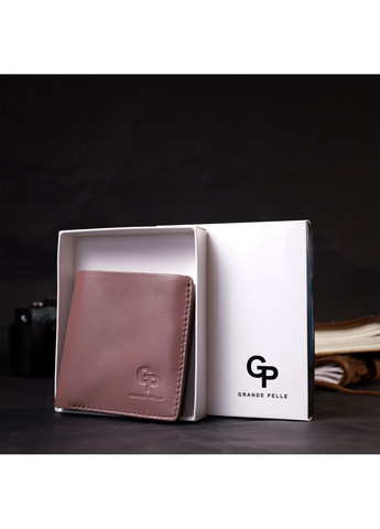 Жіночий шкіряний гаманець 9,7х10,2х1 см Grande Pelle (275074846)