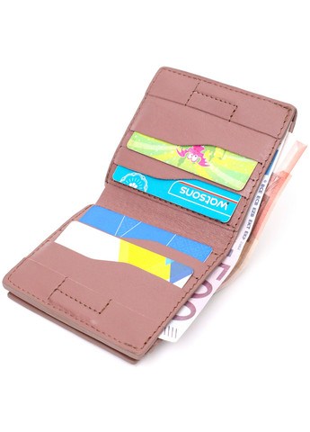 Жіночий шкіряний гаманець 9,7х10,2х1 см Grande Pelle (275074846)