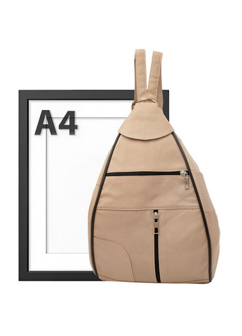 Жіночий шкіряний рюкзак 26х36х15 см TuNoNa (275074924)