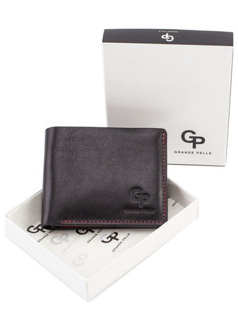 Чоловіче шкіряне портмоне 11х9х2 см Grande Pelle (275074851)