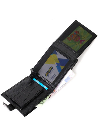 Чоловічий шкіряний гаманець 12,5х9,2х2 см Bond (275074340)