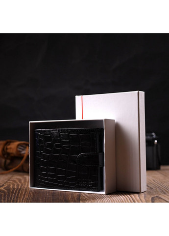 Чоловічий шкіряний гаманець 12,5х9,2х2 см Bond (275074340)