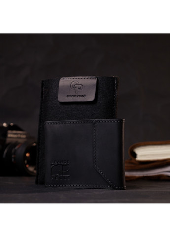 Чоловічий шкіряний гаманець 10х8х0,5 см Grande Pelle (275072844)