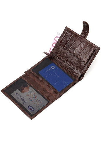 Мужской кожаный кошелек 9,7х12,7х2 см Bond (275072329)