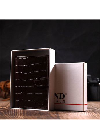 Мужской кожаный кошелек 9,7х12,7х2 см Bond (275072329)