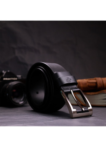 Чоловічий шкіряний ремінь 3,8х120 см Grande Pelle (275073822)