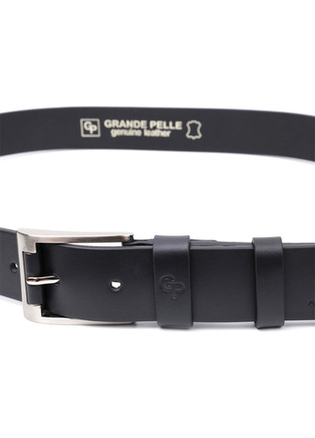 Чоловічий шкіряний ремінь 3,8х120 см Grande Pelle (275073822)