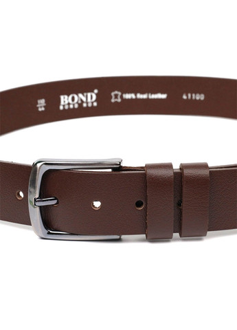 Мужской кожаный ремень 3,7х110 см Bond (275073333)