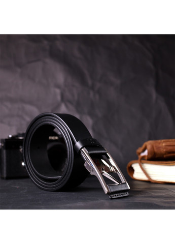 Чоловічий шкіряний ремінь 3,4х120 см Grande Pelle (275074864)