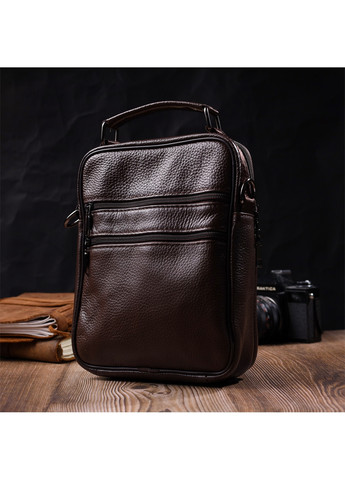 Чоловіча шкіряна сумка 19х25х6,5 см Vintage (275074441)