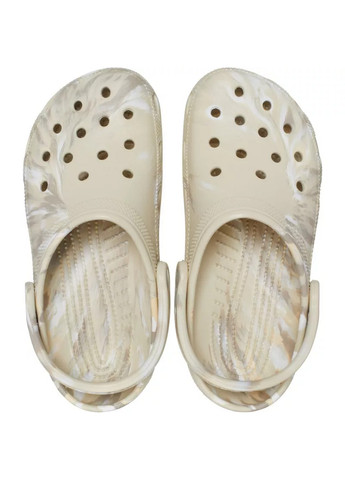 Бежевые кроксы сабо Crocs
