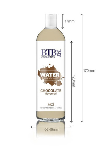 Смазка на водной основе BTB FLAVORED CHOCOLATE с ароматом шоколада (250 мл) MAI (275332722)