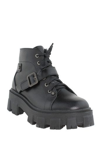 Осенние ботинки a018 черный Alvista