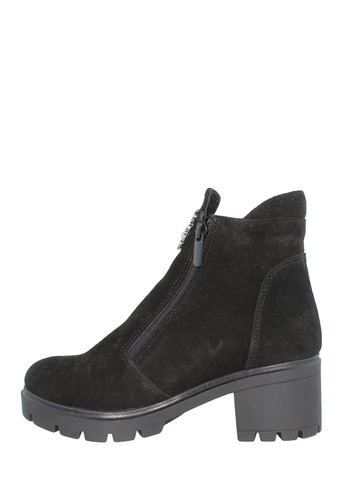 Зимние ботинки az310-11 черный Alvista из натуральной замши