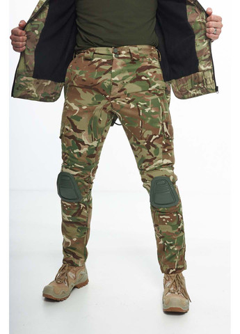 Комбинированный демисезонный комплект куртка и штаны и бафф Intruder