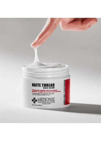 Крем для шиї підтягуючий з пептидним комплексом Naite Thread Neck Cream 100 мл Medi Peel (275333687)