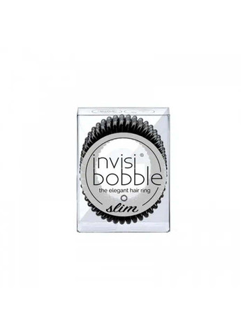 Резинка-браслет для волос SLIM True Black 3 шт Invisibobble (275333604)