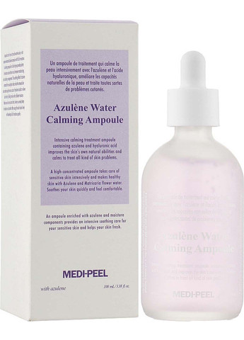 Сироватка заспокійлива з азуленом Azulene Water Calming Ampoule 100 мл Medi-Peel (275333682)