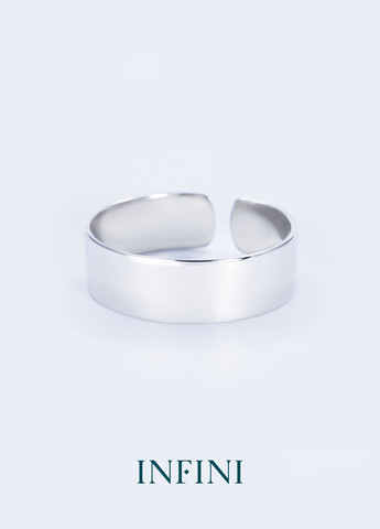 Серебряное широкое кольцо Infini (275334316)