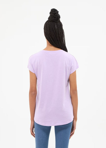 Сиреневая летняя футболка женщин Terranova