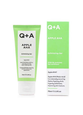 Відлущуючий гель з кислотами для обличчя Apple AHA Exfoliating Gel 75 мл Q+A (275457254)