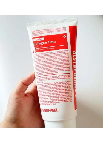 Пенка для умывания очищающая с коллагеном Red Lacto Collagen Clear 300 мл Medi Peel (275457202)