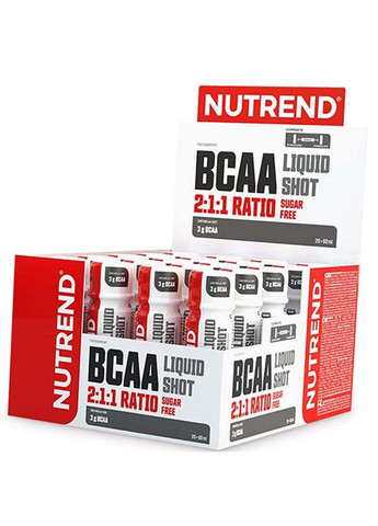 Аминокислоты BCAA в жидкой форме BCAA Mega Shot 60мл Nutrend (275468633)