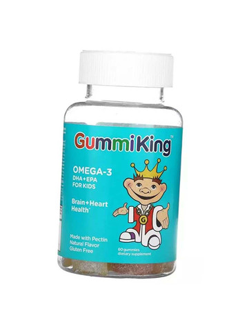 Омега 3 для детей Omega-3 for Kids 60таб Gummi King (275469115)