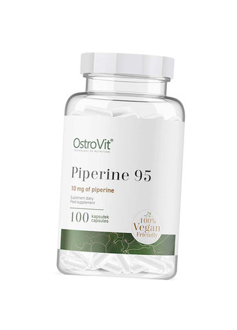 Екстракт плодів чорного перцю Piperine 95 VEGE 100капс Ostrovit (275469501)