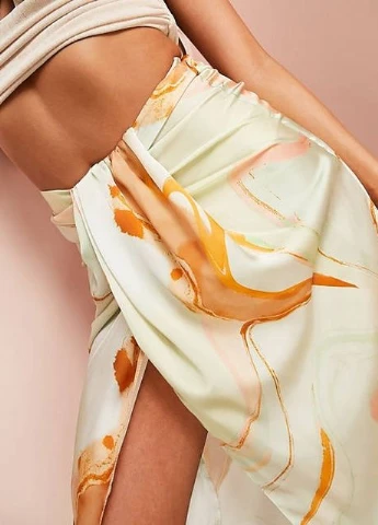 Оливковая (хаки) юбка Asos