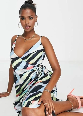 Комбінована сукня Asos