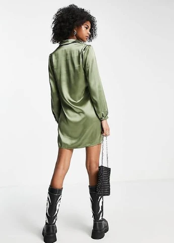Оливкова (хакі) сукня Asos