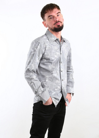 Черно-белая кэжуал рубашка турецкие огурцы Mtp