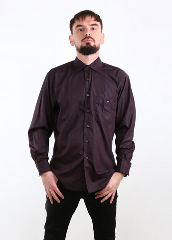 Темно-фиолетовая кэжуал рубашка в полоску Mtp