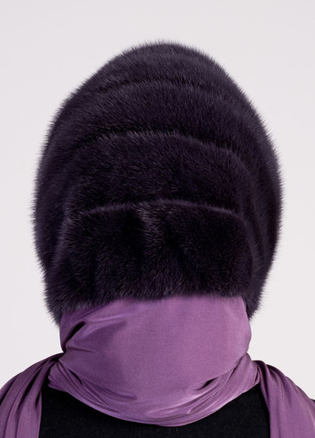 Женский меховой норковый платок на голову Меховой Стиль мушля (275929653)