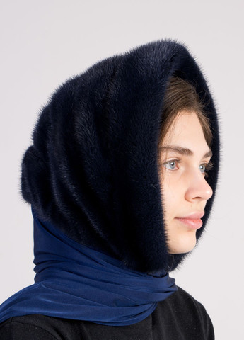 Женский меховой норковый платок на голову Меховой Стиль мушля (275929654)