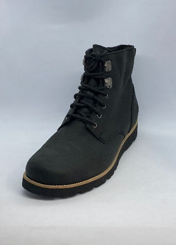 Черные мужские ботинки тимберленды со шнурками