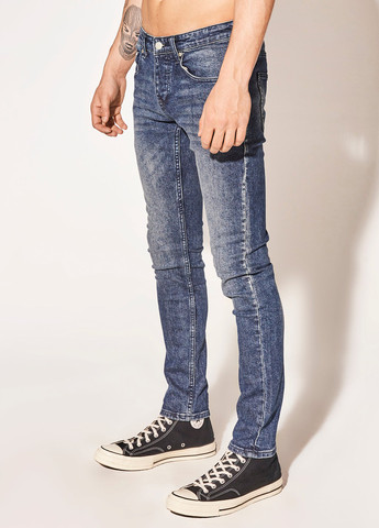 Темно-синие демисезонные скинни джинсы Alessandro Skinny Fit Wesc
