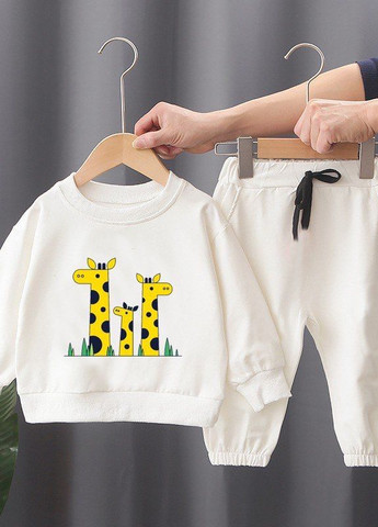 Детский комплект с принтом жирафов. No Brand (275993084)