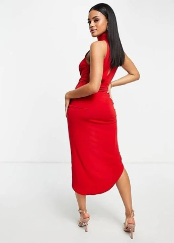 Красное платье Asos