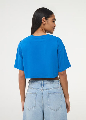 Синяя летняя футболка женщин Terranova