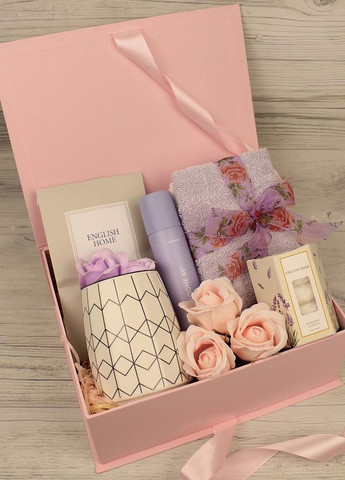 Подарунковий набір Lavender Rose, подарунок на день народження, дружині, дівчині, подрузі, сестрі, мамі (8-0405) Кукумбер (276003804)