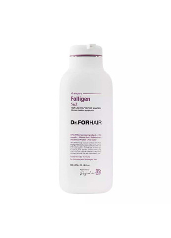 Шампунь для сухих и поврежденных волос Folligen Silk Shampoo 300 мл Dr.Forhair (276057272)