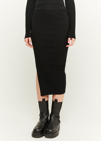 Черная кэжуал однотонная юбка Tally Weijl