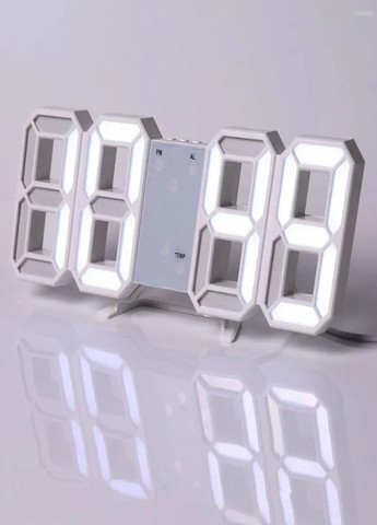Настенные часы светодиодные цифровые часы LED часы с термометром No Brand (276070522)