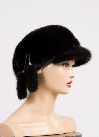 Женская зимняя норковая кепка Меховой Стиль кепи (276068636)