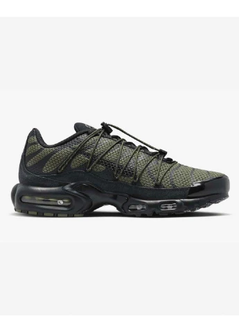 Оливковые (хаки) демисезонные кроссовки мужские air max plus utility fj4232-200 Nike
