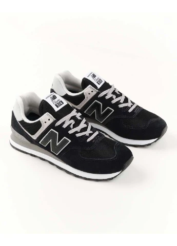 Чорні чоловічі кросівки 574 ml574evb демісезон New Balance
